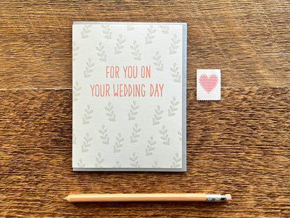 Noteworthy Paper & Press - Wedding Day Card