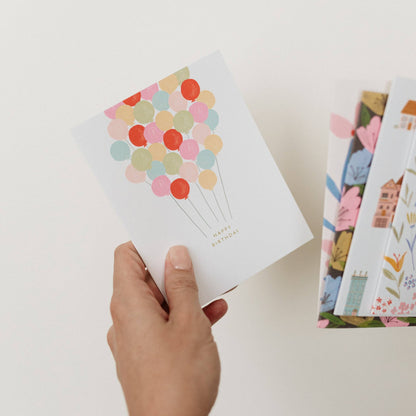Ramona & Ruth - Birthday Balloons Greeting Card
