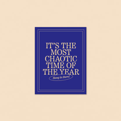 Gab Art & Design - Most chaotic time of the year - holiday greeting card