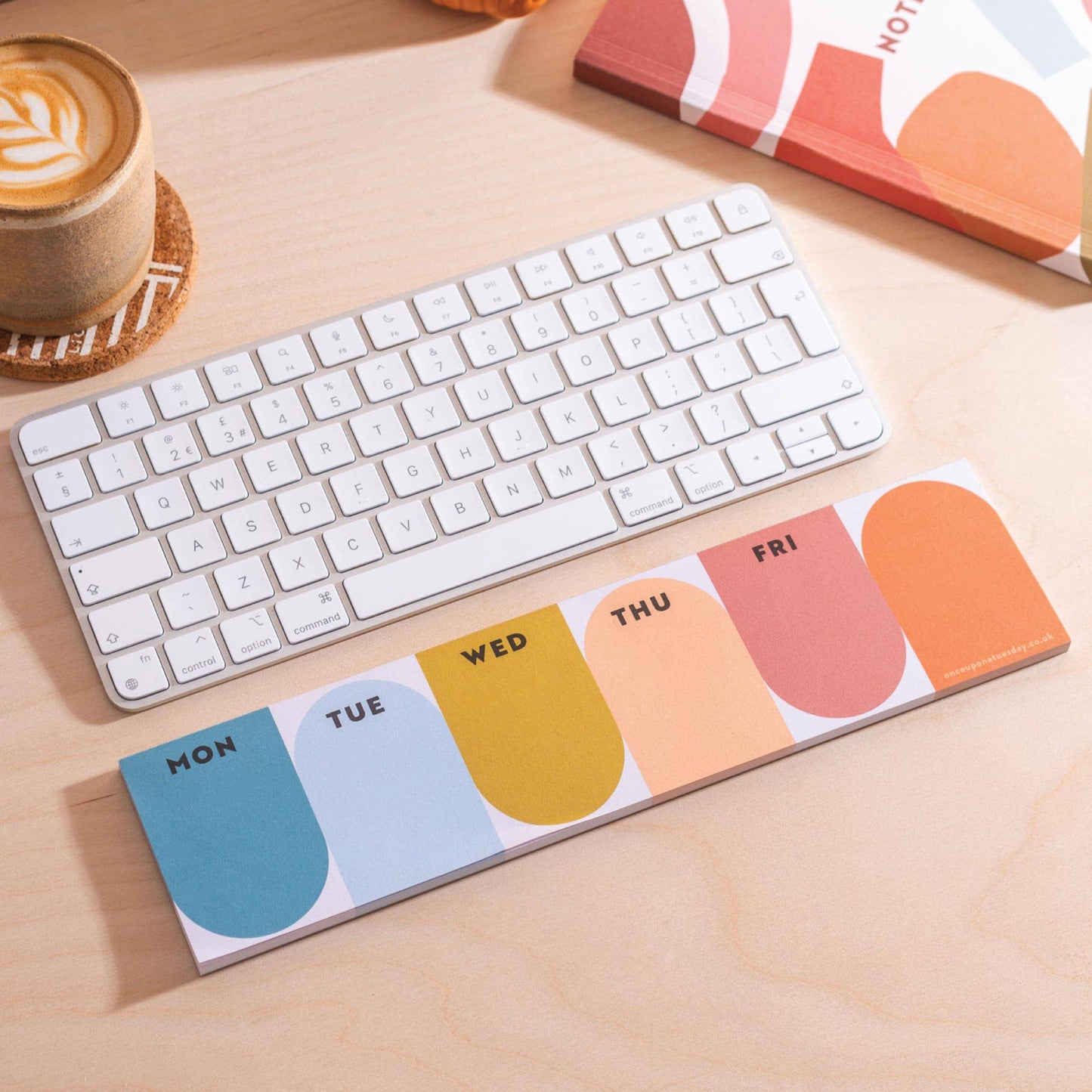 Good Tuesday (Once Upon a Tuesday) - Keyboard Weekly Planner Pad | Nature Arches