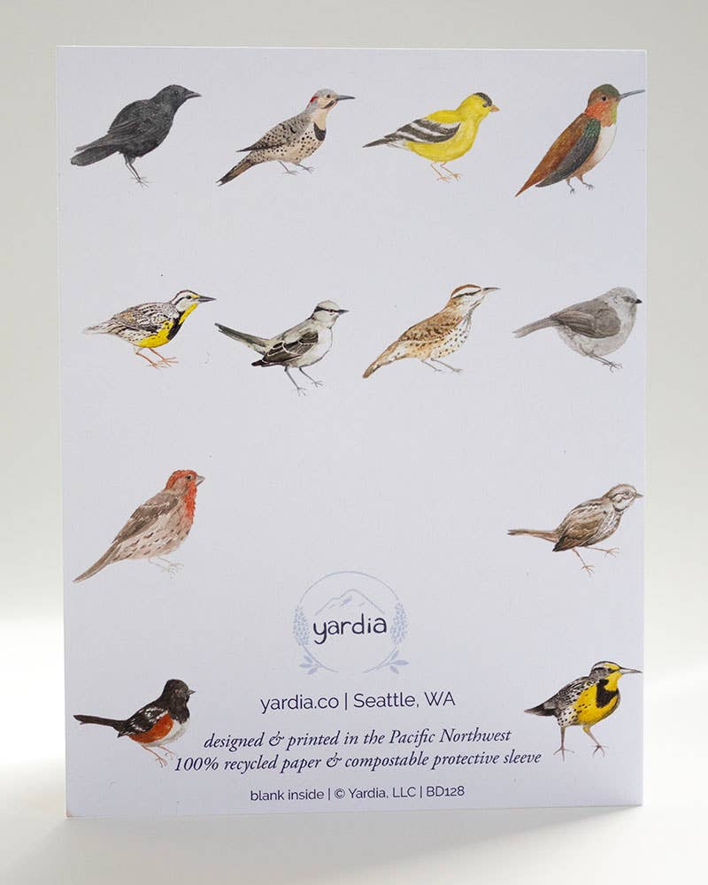 Yardia - Happy Bird Day - Birding Birthday Card