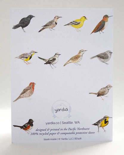 Yardia - Happy Bird Day - Birding Birthday Card