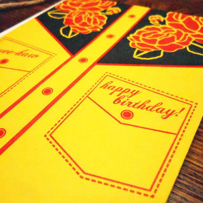 a. favorite design - Yee-Haw Birthday Card