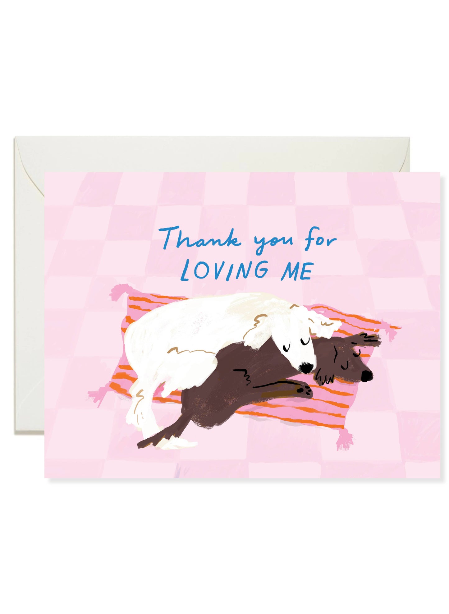 Karen Schipper - Snuggle Dogs - Cute Puppy Love Greeting Card