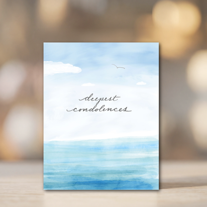 Quietude Studio - Deepest Condolences Card