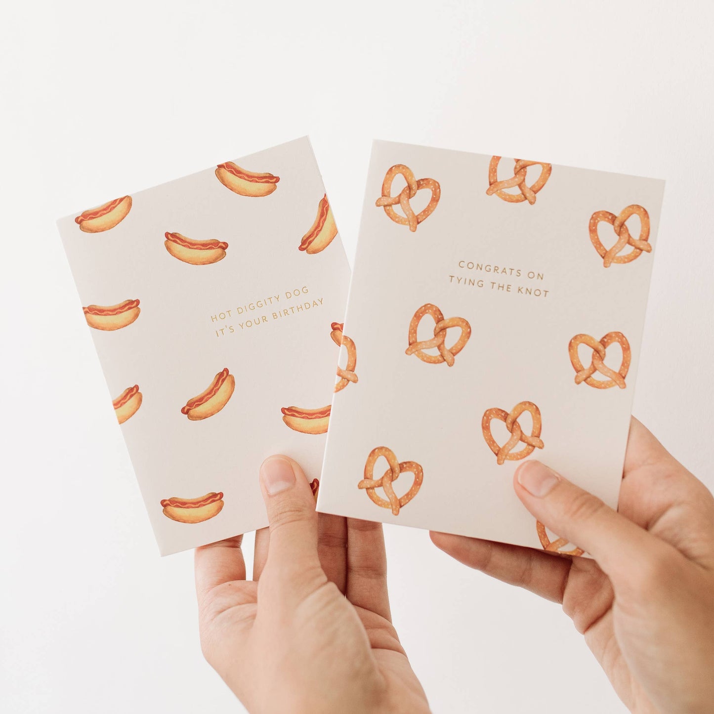 Ramona & Ruth - Pretzel Wedding Card
