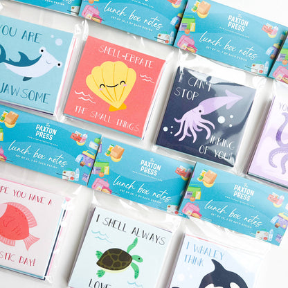 The Paxton Press - Lunch Box Notes - Sea Creatures