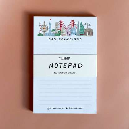 By Aleisha - San Francisco Landmarks Notepad