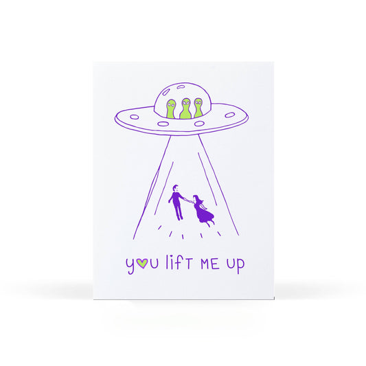 Sweet Bippy Press - You Lift Me Up Greeting Card