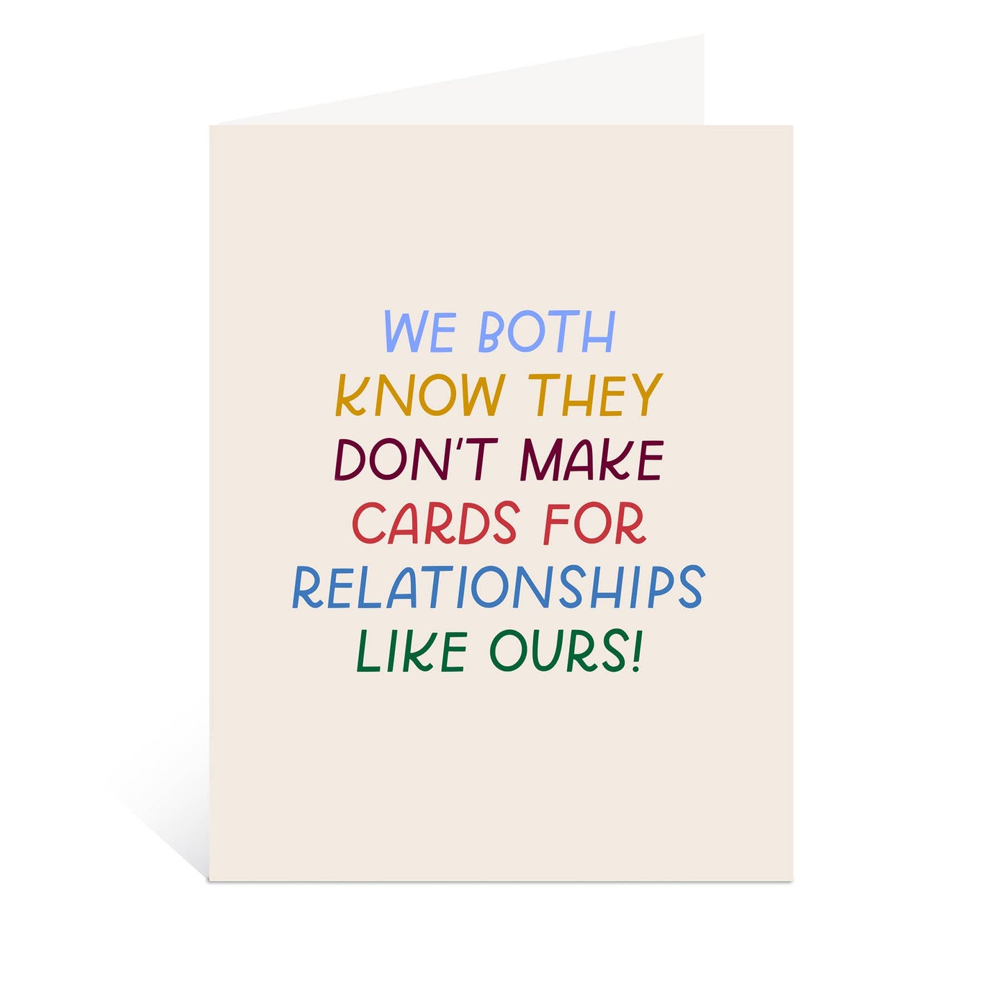 Just Follow Your Art - Our Relationship Greeting Card