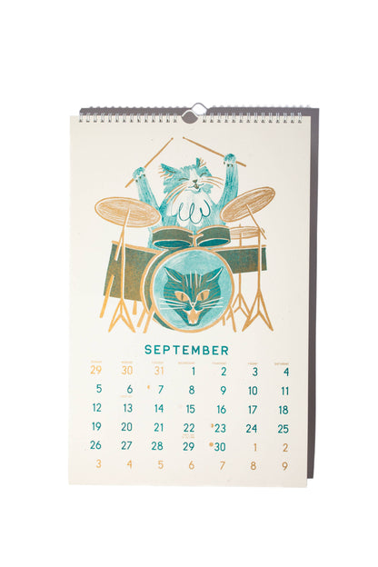 Bromstad Printing Co. - 2027 Risograph Wall Calendar - Just Makin' It Through