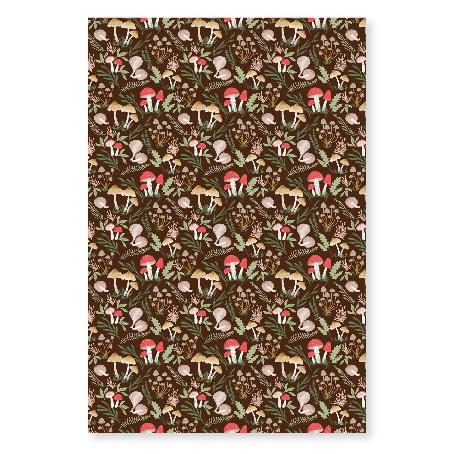 Ramona & Ruth - Mushrooms Gift Wrap | Roll