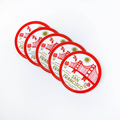 Paper Parasol Press - San Francisco Icons Sticker