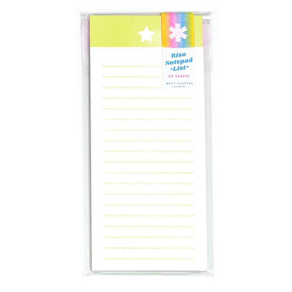 Next Chapter Studio - Riso Notepad - Icon Lists: Riso Sun