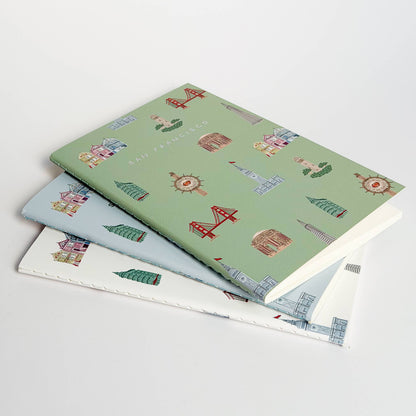 By Aleisha - San Francisco Landmark Notebooks (Set of 3)