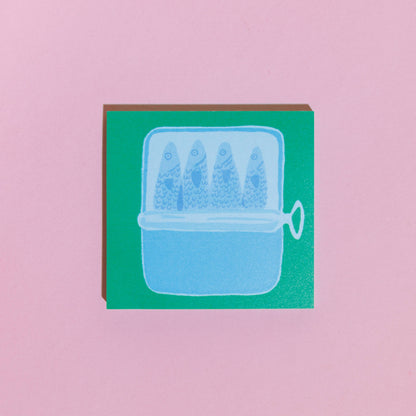 Mel Andrel - Tinned Fish Lists Sticky Notes