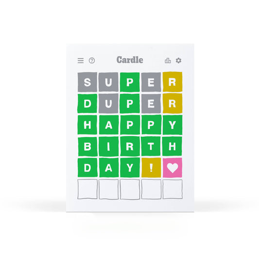 Sweet Bippy Press - Birthday Cardle Greeting Card
