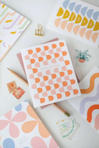 Line & Kind Paper - Birthday - Groovy Retro