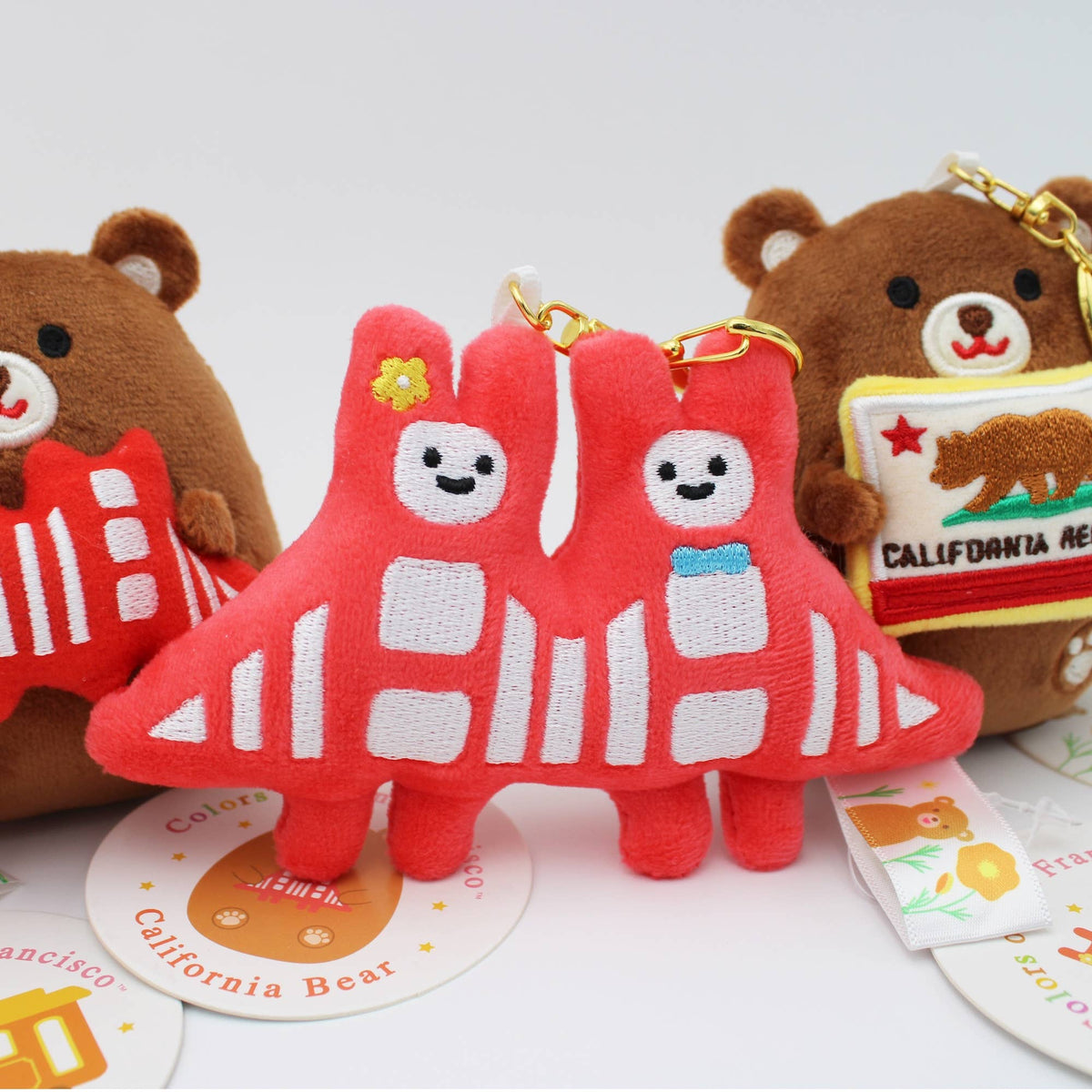 Tomoko Maruyama - Plush Mascot Keychains - Golden Gate Twins