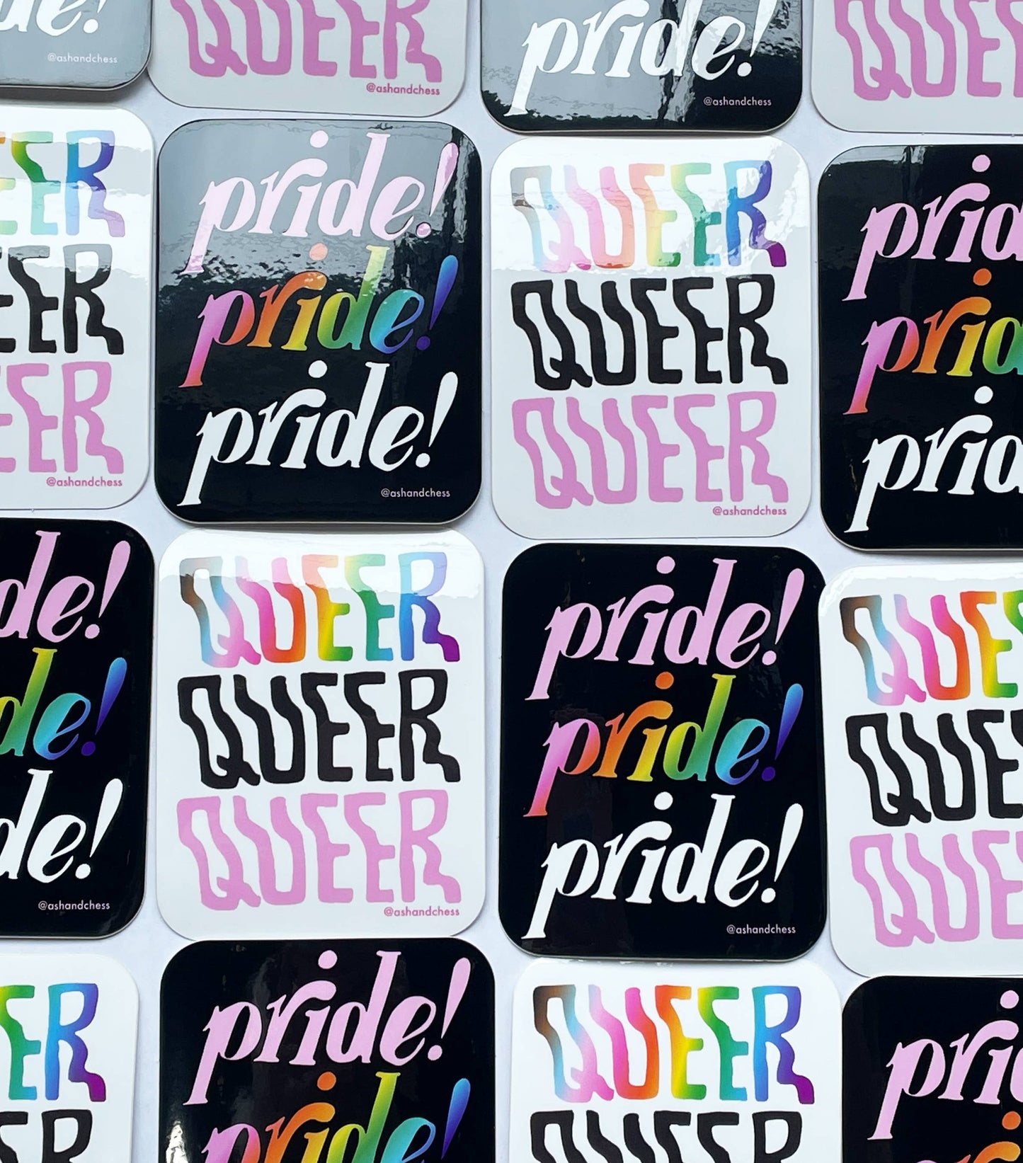 Ash + Chess - Sticker - Pride