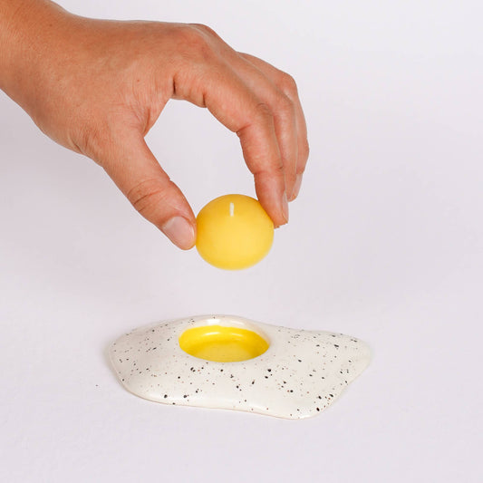 Collin Garrity - Extra Yolk for Ceramic Egg Tea Light Candle Holders