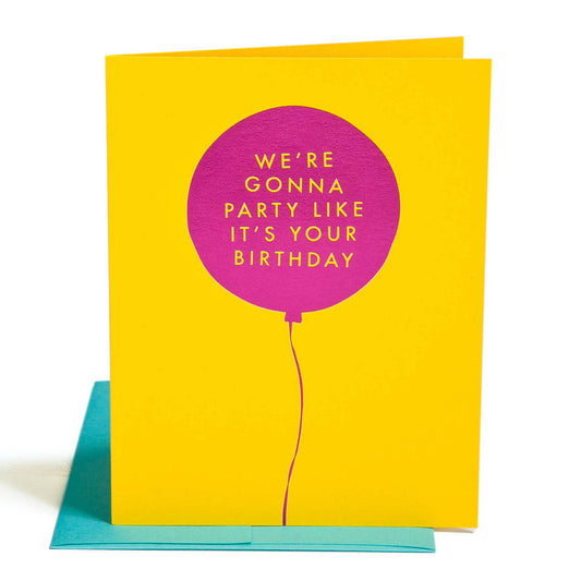 The Social Type - Party Birthday Card