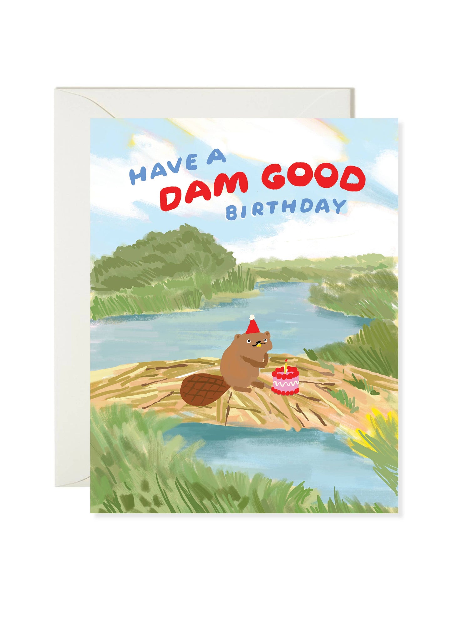 Karen Schipper - Beaver Birthday – Beaver Pun Birthday Card