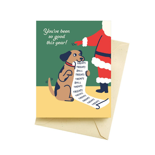 Seltzer Goods - Good Dog List Holiday Cards