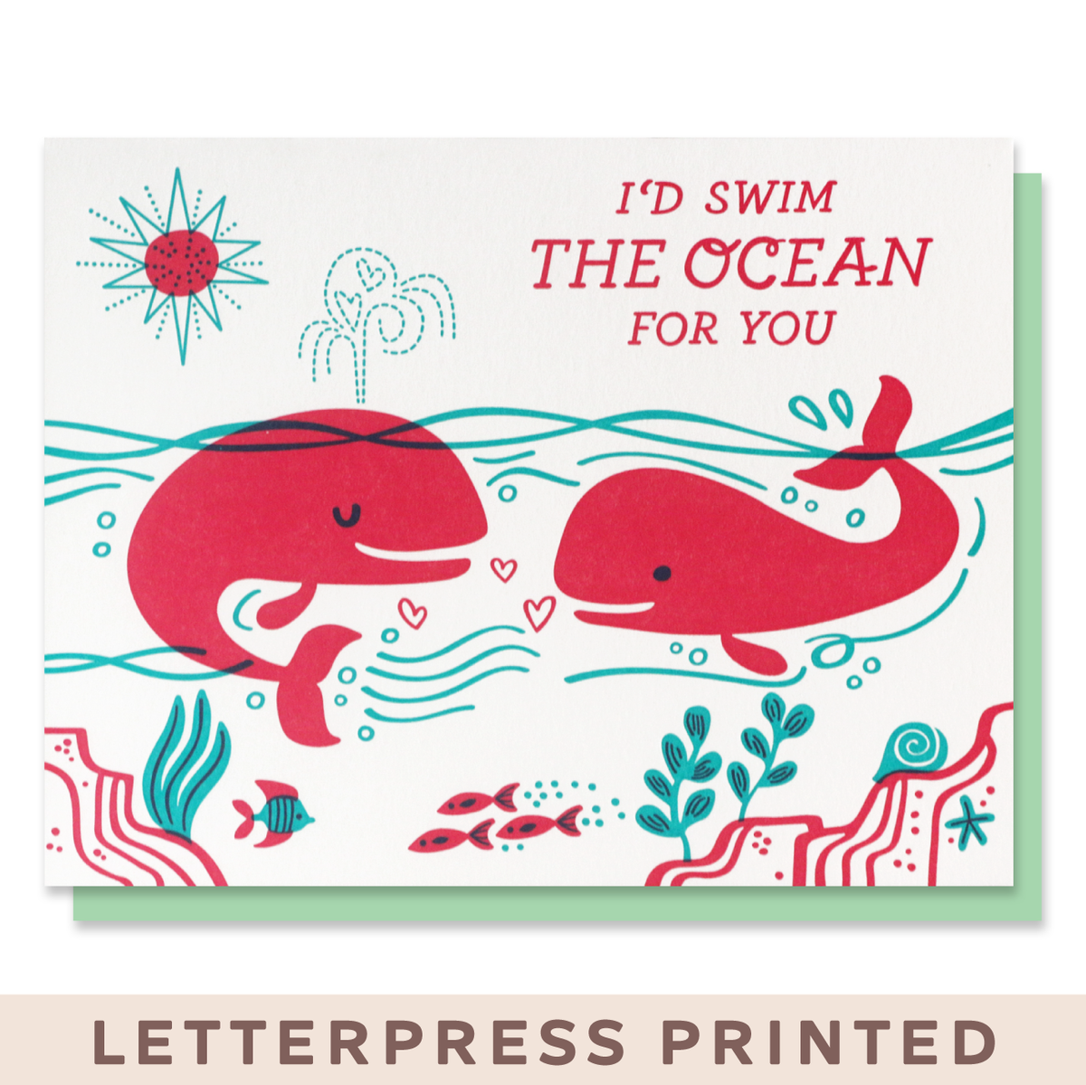 Paper Parasol Press - Swim the Ocean Card