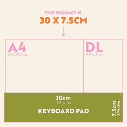 Good Tuesday (Once Upon a Tuesday) - Keyboard Weekly Planner Pad | Nature Arches