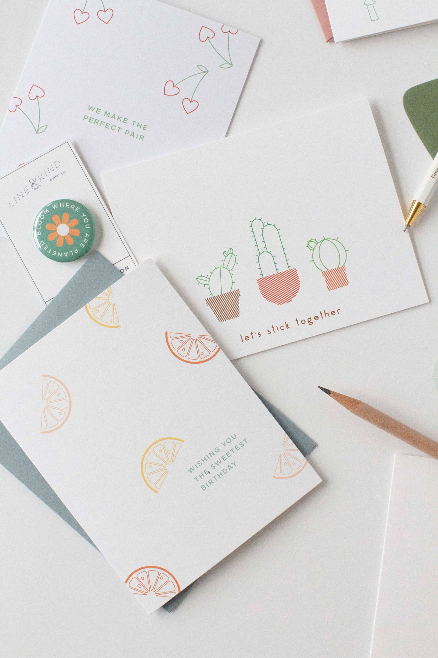 Line & Kind Paper - Birthday -  Citrus Sweetest