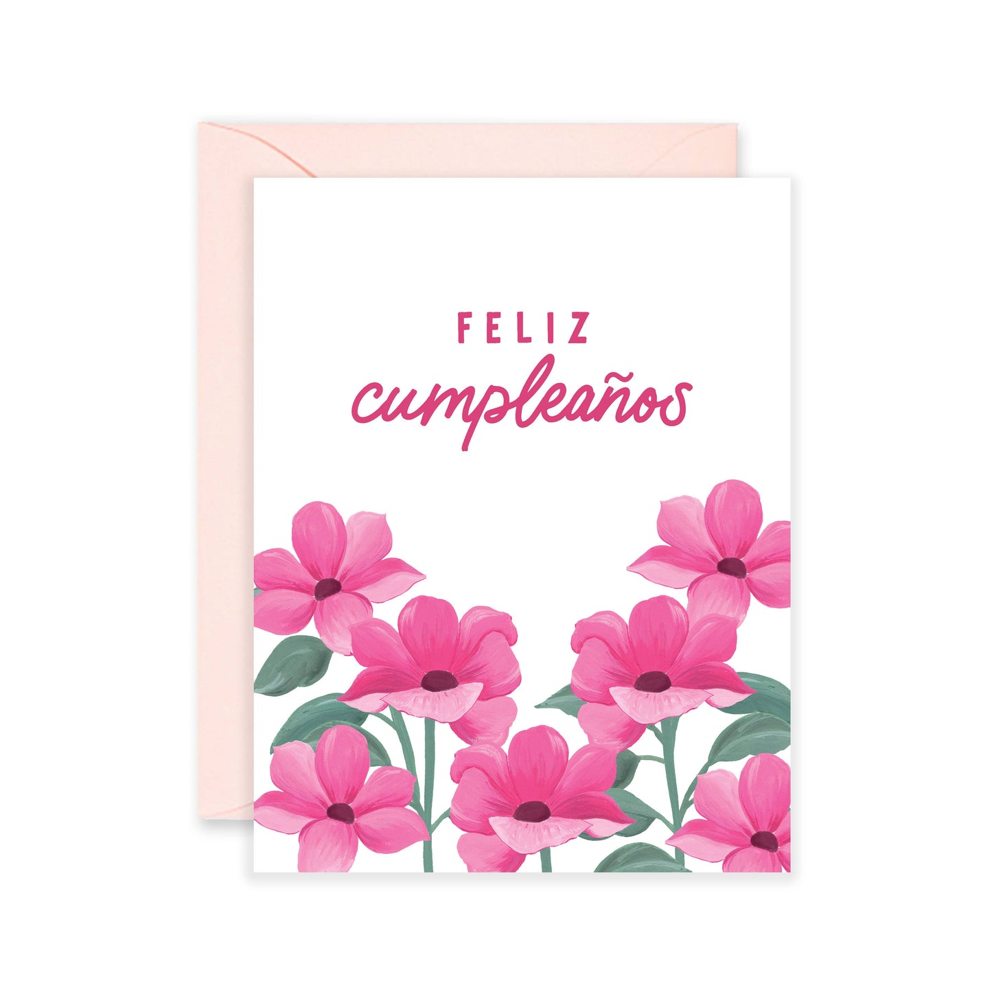 Isabella MG - Flores de Cumpleaños Birthday Card