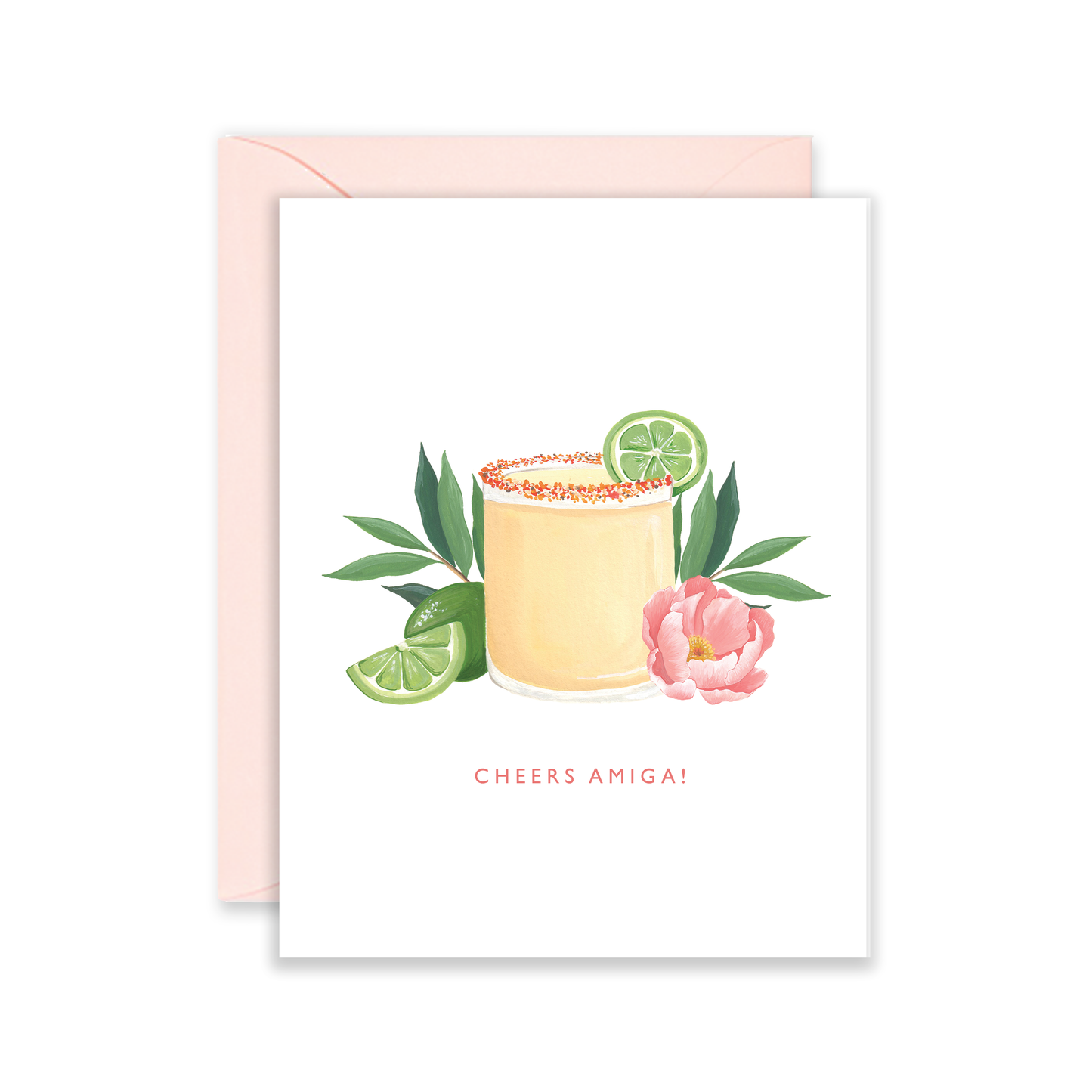 Isabella MG - Cheers Amiga Margarita - Birthday Spanish Card