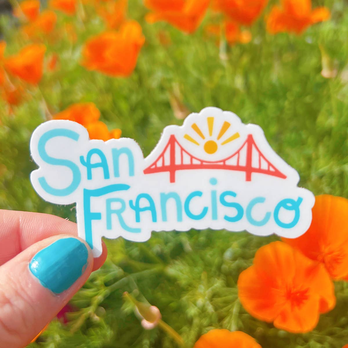 Brenna Daugherty Illustration - San Francisco Lettering Sticker