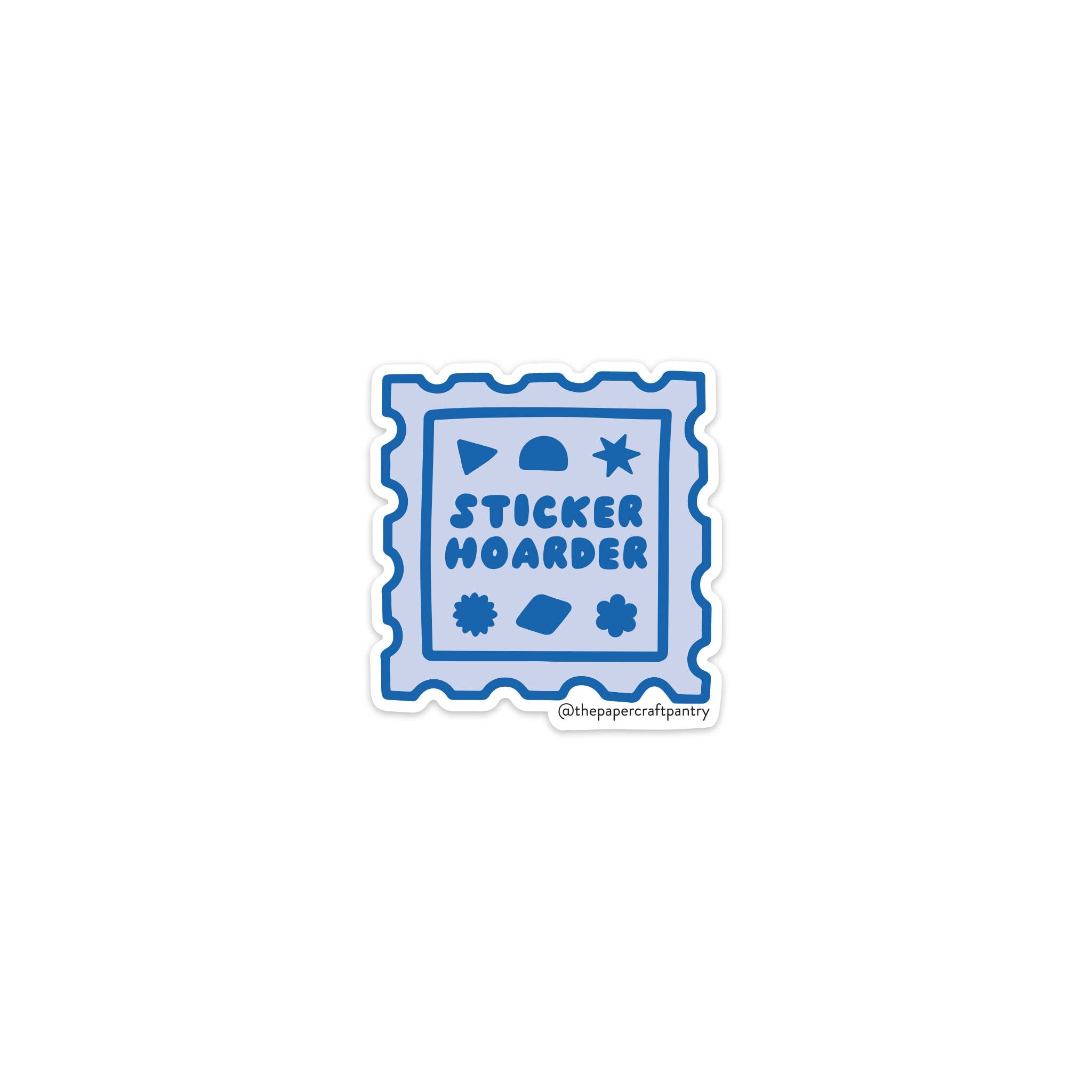 Postscript Meaning Sticker Template The Paper + Craft Pantry - Sticker Hoarder Stamp Vinyl Sticker – post ...