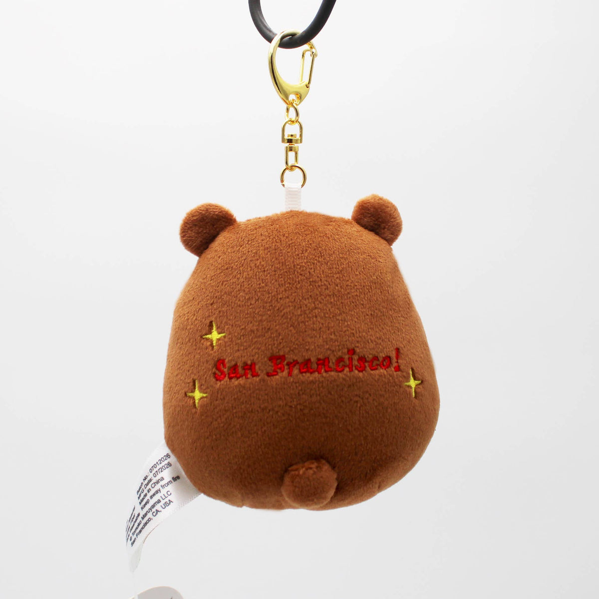 Tomoko Maruyama - Plush Mascot Keychains - CA Bear with Golden Gate Bridge