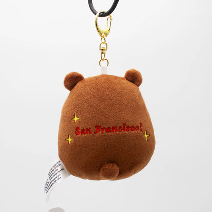 Tomoko Maruyama - Plush Mascot Keychains - CA Bear with Golden Gate Bridge