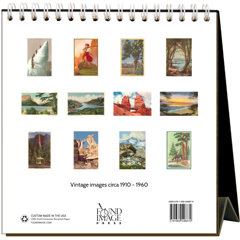 Found Image Press - The Great Outdoors 2027 Desk Calendar
