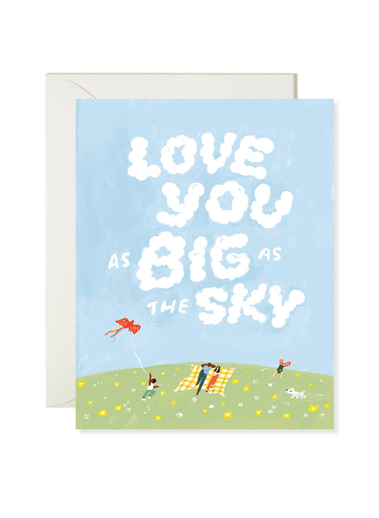 Karen Schipper - Big Sky Love - Sweet Love Card