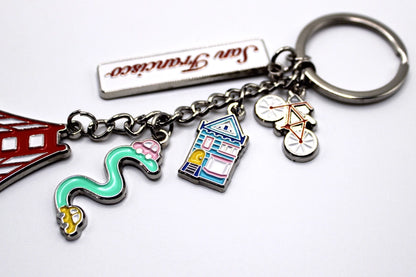 Tomoko Maruyama - San Francisco Silver Keychains: D. Fog