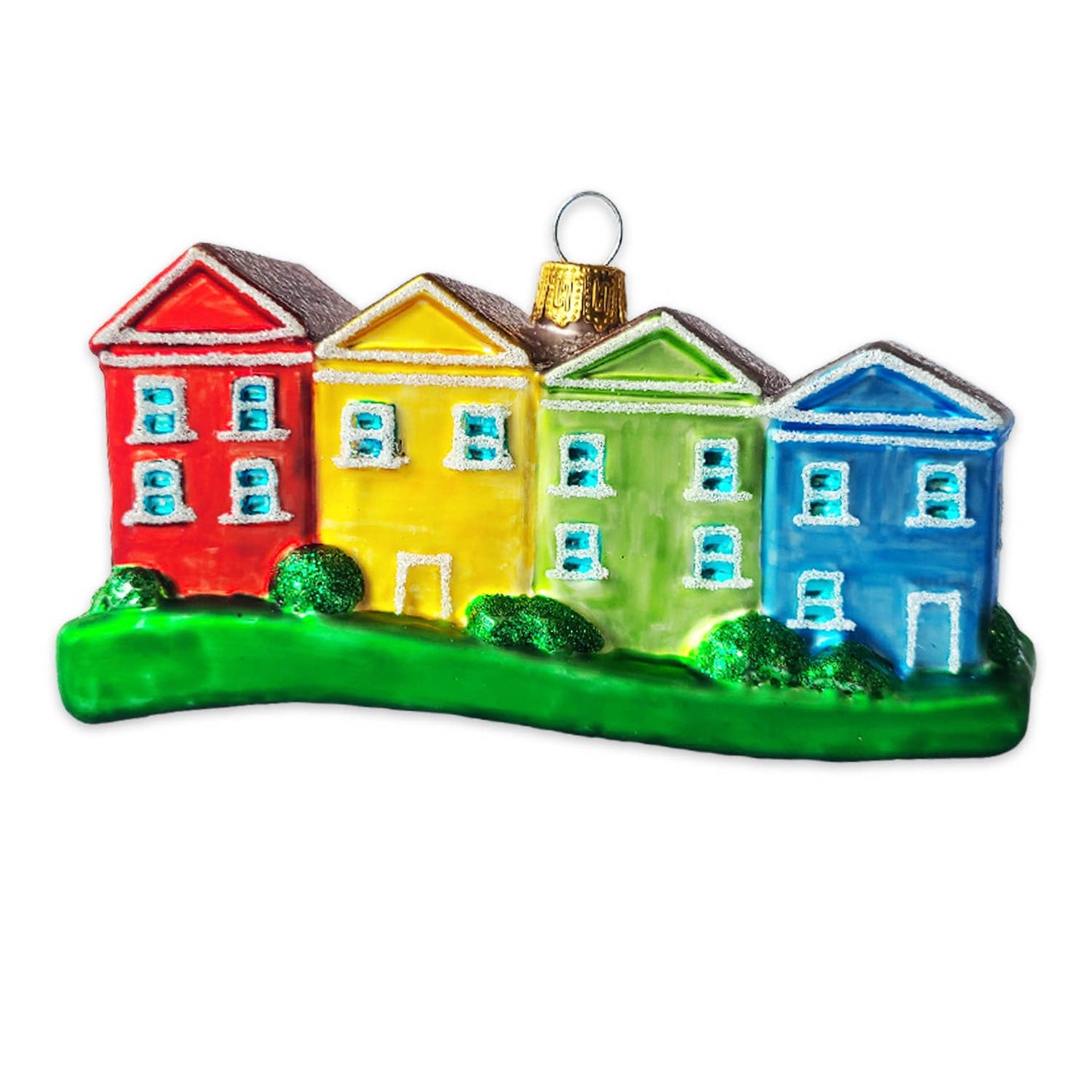 SF Mercantile - Painted Ladies Glass Ornament