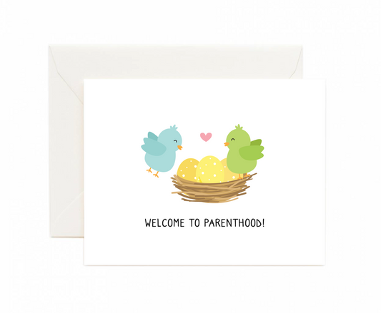 Tickle Me Lavender - Welcome to Parenthood! Greeting Card