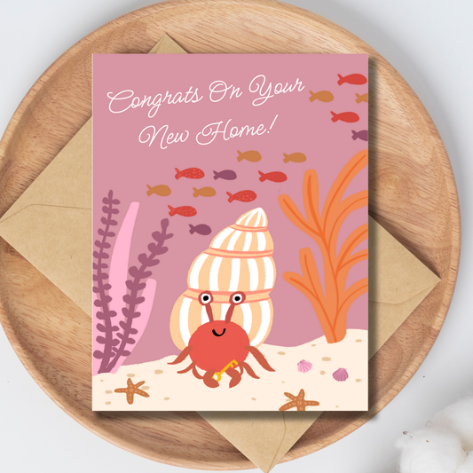 Oak Shore - Congrats On Your New Home (Hermit) | Greeting Card