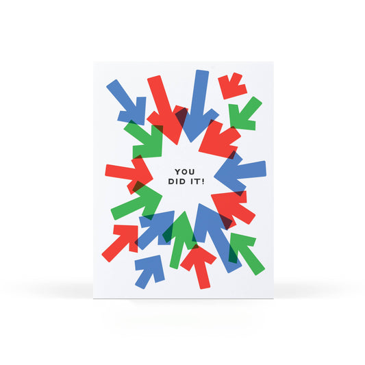 Sweet Bippy Press - You Did It! Greeting Card