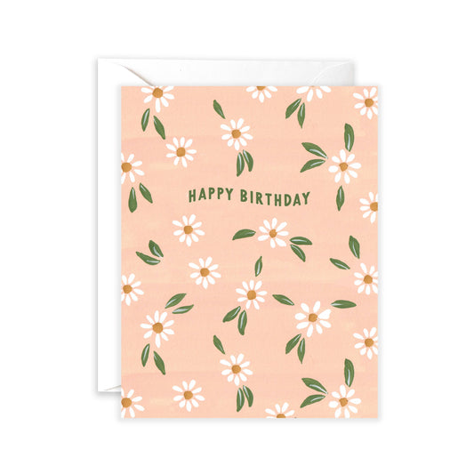 Isabella MG - Happy Birthday Daisies Greeting Card