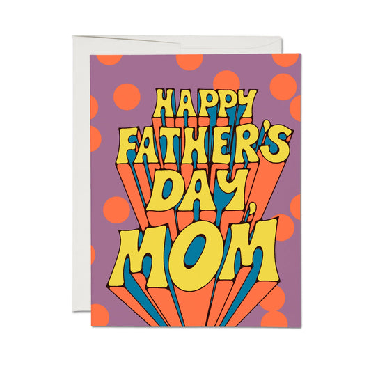 Red Cap Cards - Mom of All Trades greeting card: Single