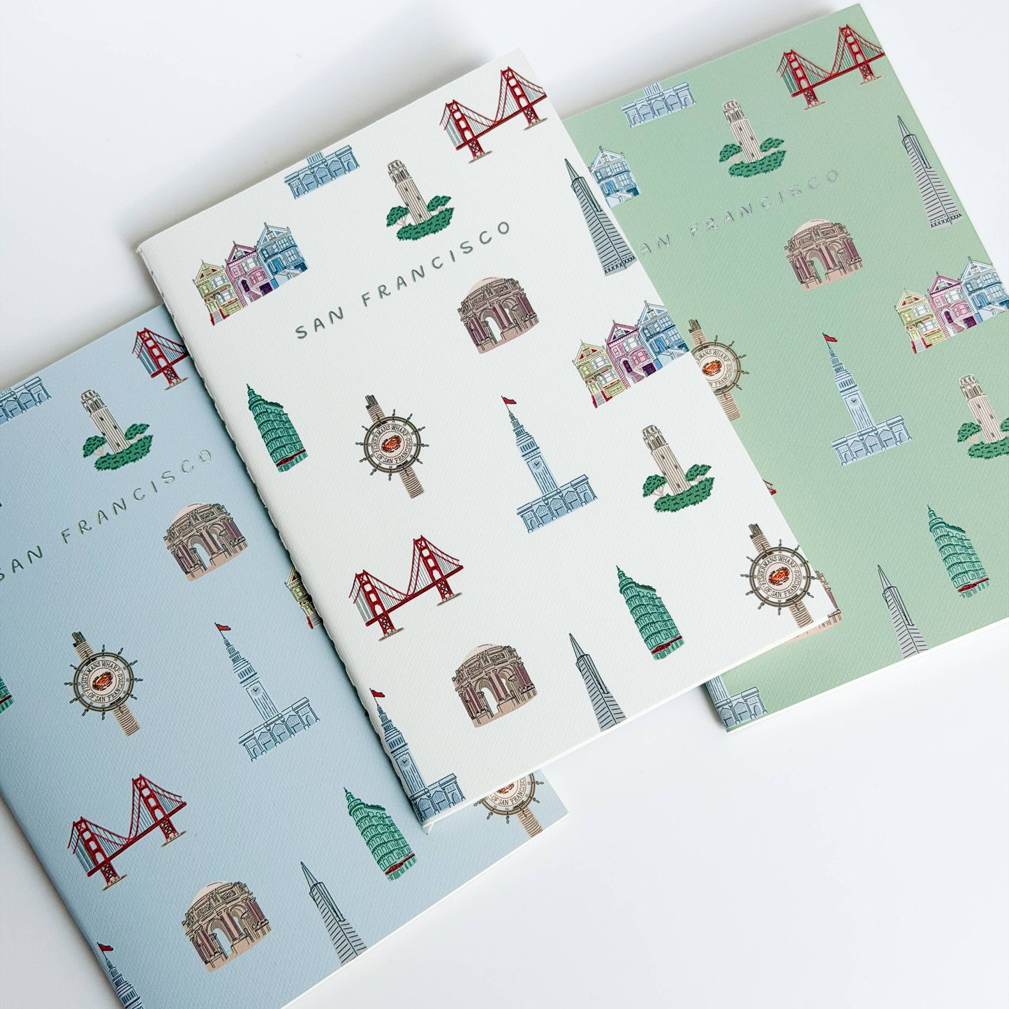 By Aleisha - San Francisco Landmark Notebooks (Set of 3)