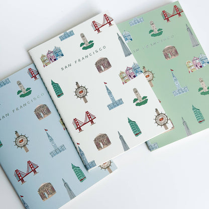 By Aleisha - San Francisco Landmark Notebooks (Set of 3)