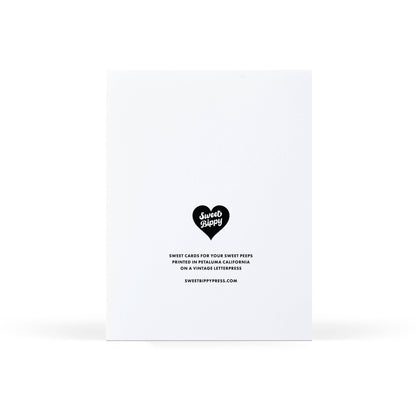 Sweet Bippy Press - Halo Dog Greeting Card
