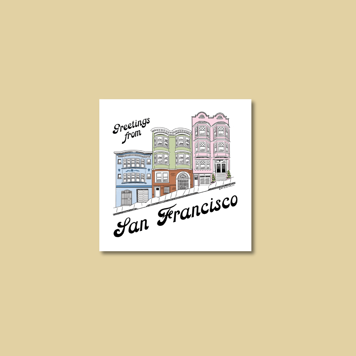 By Aleisha - Home Sweet San Francisco Magnet